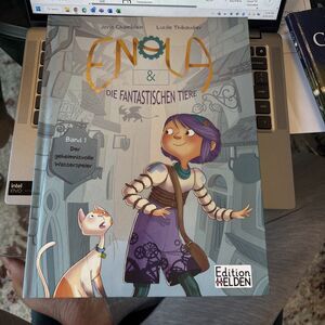 NEW Enola & die Fantastischen Tiere Hardback Book